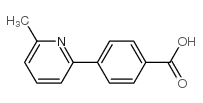 4-(6-甲基-2-吡啶)-苯甲酸结构式
