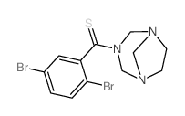 (2,5-dibromophenyl)-(1,3,5-triazabicyclo[3.2.1]oct-3-yl)methanethione picture