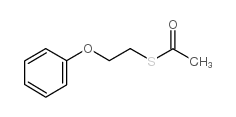 S-(2-苯氧基乙基)硫代乙酸酯结构式