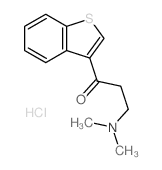 1-(1-benzothiophen-3-yl)-3-(dimethylamino)propan-1-one Structure