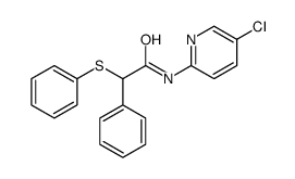N-(5-chloropyridin-2-yl)-2-phenyl-2-phenylsulfanylacetamide Structure