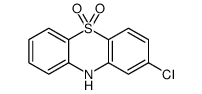 2-chloro-10H-phenothiazine 5,5-dioxide结构式