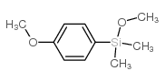 甲氧(4-甲氧苯基)二甲基硅烷结构式