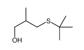 3-tert-butylsulfanyl-2-methylpropan-1-ol结构式