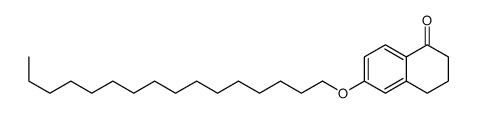 6-hexadecoxy-3,4-dihydro-2H-naphthalen-1-one结构式
