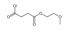 2-methoxyethyl 4-chloro-4-oxobutanoate结构式