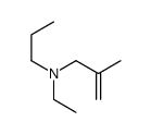 N-ethyl-2-methyl-N-propylprop-2-en-1-amine结构式