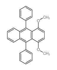 1,4-dimethoxy-9,10-diphenyl-anthracene结构式