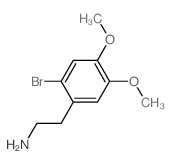 2-(2-BROMO-4,5-DIMETHOXYPHENYL)ETHANAMINE HYDROCHLORIDE Structure