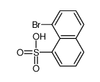 8-bromonaphthalene-1-sulfonic acid结构式