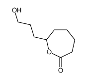 7-(3-hydroxypropyl)oxepan-2-one Structure