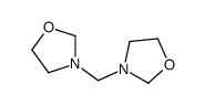 3-(1,3-oxazolidin-3-ylmethyl)-1,3-oxazolidine Structure