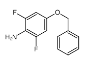 2,6-difluoro-4-phenylmethoxyaniline Structure