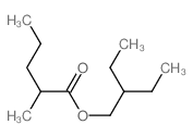2-ethylbutyl 2-methylpentanoate Structure