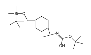 (R)-N-Boc-1-[4-(叔丁基二甲基甲硅烷基氧基甲基)环己基]乙烷-1-胺图片