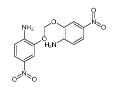 2-[(2-amino-5-nitrophenoxy)methoxy]-4-nitroaniline结构式