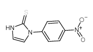 1-(4-硝基苯基)咪唑啉-2-硫酮结构式