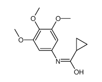 Cyclopropanecarboxamide, N-(3,4,5-trimethoxyphenyl)- (9CI)结构式