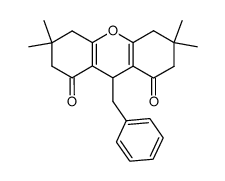 9-benzyl-3,3,6,6-tetramethyl-3,4,5,6,7,9-hexahydro-2H-xanthene-1,8-dione Structure