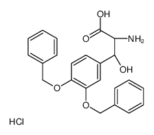 3,4-Di-O-benzyl DL-erythro-Droxidopa Hydrochloride Structure