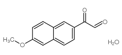 6-甲氧基-2-萘醛水合物结构式