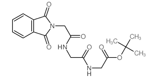 Glycine, N-[N-(phthalimidoacetyl)glycyl]-, tert-butyl ester(7CI,8CI)结构式