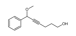 6-methoxy-6-phenylhex-4-yn-1-ol结构式