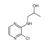 2-[(2-hydroxy-1-propyl)amino]-3-chloropyrazine结构式