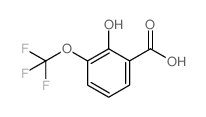 2-羟基-3-三氟甲氧基苯甲酸结构式