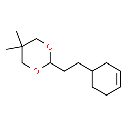 1,3-Dioxane,2-[2-(3-cyclohexen-1-yl)ethyl]-5,5-dimethyl-(9CI) Structure