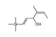 4-methyl-1-trimethylsilylhexa-1,4-dien-3-ol结构式