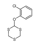 2-(2-chlorophenoxy)-1,3,5-trithiane结构式