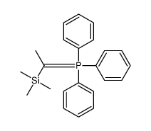 triphenyl(1-trimethylsilylethylidene)-λ5-phosphane结构式