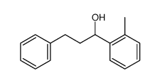 1-(2-methylphenyl)-3-phenyl-1-propanol结构式
