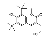 methyl 2-[(3,5-ditert-butyl-4-hydroxyphenyl)methylidene]-4-hydroxybutanoate结构式