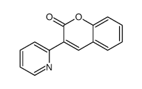 3-(pyridin-2-yl)-2H-chroMen-2-one structure