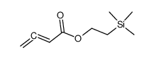 2-trimethylsilylethyl 2,3-butadienoate结构式
