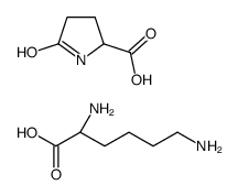 5-oxo-DL-proline, compound with L-lysine (1:1) Structure
