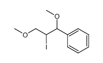 2-iodo-1,3-dimethoxy-1-phenyl-propane Structure