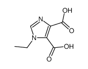 1-ethylimidazole-4,5-dicarboxylic acid结构式