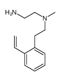 N'-[2-(2-ethenylphenyl)ethyl]-N'-methylethane-1,2-diamine结构式