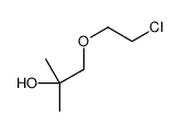 1-(2-chloroethoxy)-2-methylpropan-2-ol Structure