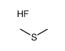 Methylsulfanylmethane; hydrofluoride Structure