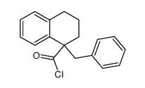 1-benzyl-1,2,3,4-tetrahydro-[1]naphthoyl chloride Structure