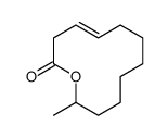 12-methyl-1-oxacyclododec-4-en-2-one Structure