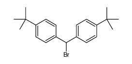 1-[bromo-(4-tert-butylphenyl)methyl]-4-tert-butylbenzene结构式