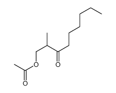 (2-methyl-3-oxononyl) acetate结构式