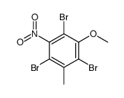 1,3,5-tribromo-2-methoxy-4-methyl-6-nitrobenzene Structure