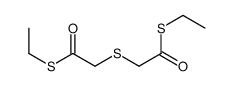 S-ethyl 2-(2-ethylsulfanyl-2-oxoethyl)sulfanylethanethioate结构式