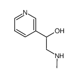 2-methylamino-1-pyridin-3-yl-ethanol Structure